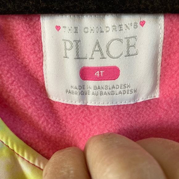 The Children’s Place Girls Abstract Print Snow Overalls Size 4T New With Tags - Picture 6 of 11